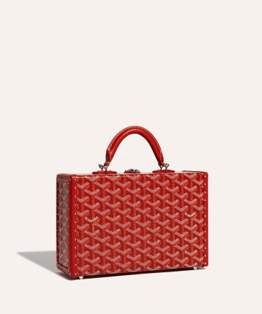 Goyard Grand H?tel Trunk Bag Red