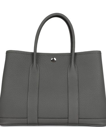 Hermes Garden Party 30 Gris Meyer Negonda Palladium Hardware