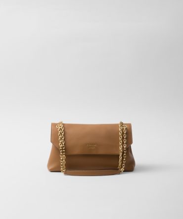 Prada Doux Medium Leather Shoulder Bag