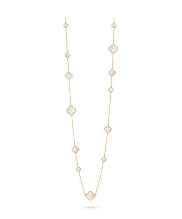 Magic Alhambra long necklace, 16 motifs
