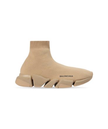 Mens Speed 2.0 Monocolor Recycled Knit Sneaker in Beige