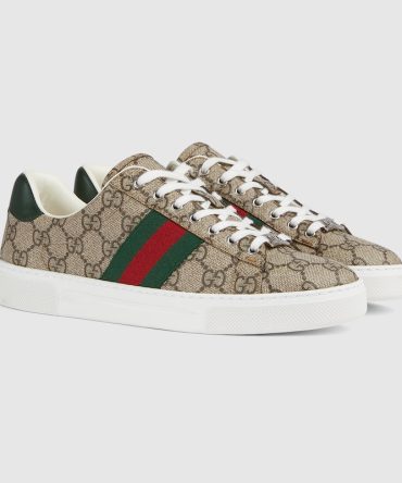 Womens Gucci Ace sneaker with Web