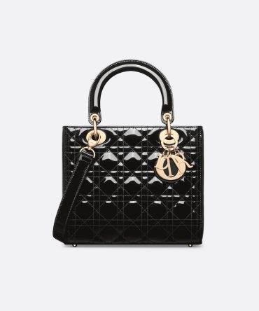 Dior Medium Lady Dior Bag HandBags- patent leather