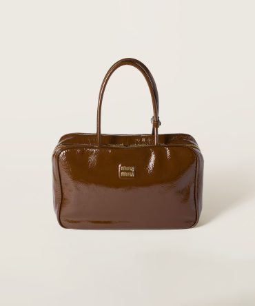 Beau naplak patent leather bag