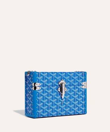 Goyard Cassette Trunk Bag Sky Blue