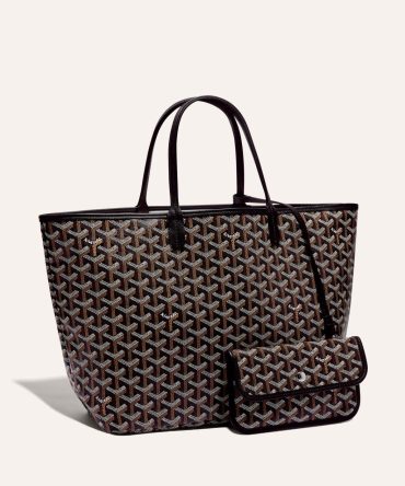 Goyard Saint Louis PM Tote Bag Black