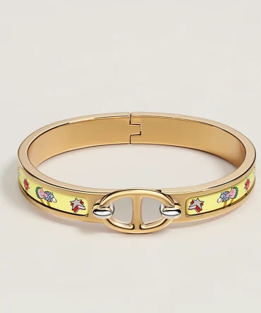 Mini Clic Chaine dAncre Funny Ice Cream bracelet