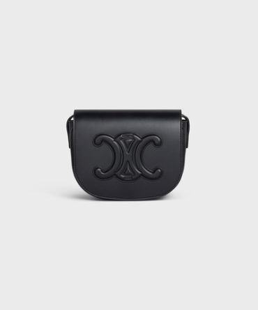 FOLCO CUIR TRIOMPHE IN SMOOTH CALFSKIN BLACK