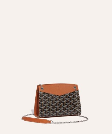 Goyard Rouette Structure Mini Bag Black and Brown