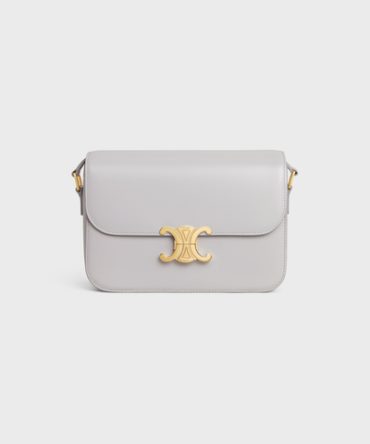CLASSIQUE TRIOMPHE BAG IN SHINY CALFSKIN CLOUDY GREY