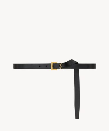 cassandre thin belt in vegetable-tanned leather