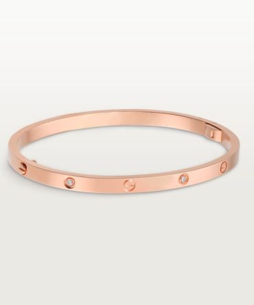 LOVE bracelet, small model, 6 diamonds