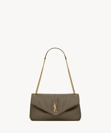 YSL CALYPSO Medium in Grained Lambskin