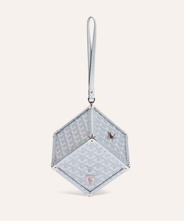 Goyard Dé Trunk Bag Silver