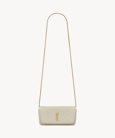 YSL Gaby Chain Phone Holder in Lambskin