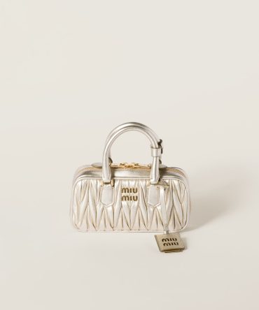 Arcadie matelassé nappa leather mini-bag