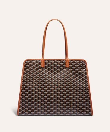 Goyard Hardy PM Tote Bag Black and Brown