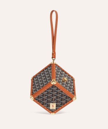 Goyard Dé Trunk Bag Black & Tan