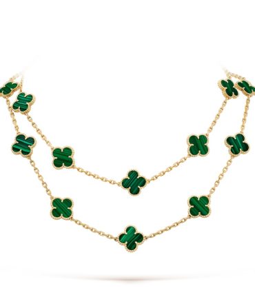 Vintage Alhambra long necklace, 20 motifs