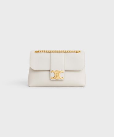 TEEN CELINE VICTOIRE BAG IN SUPPLE CALFSKIN WHITE