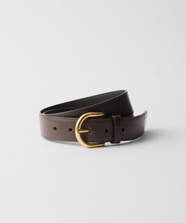 Leather belt