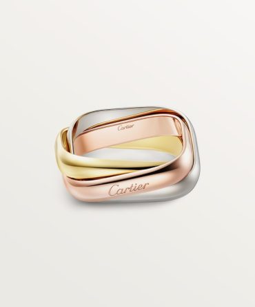 Trinity ring, cushion-shaped, classic model