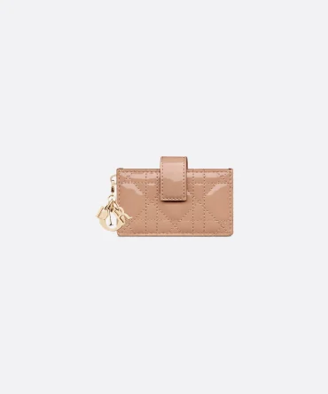 Lady Dior Jasmine Card Holder