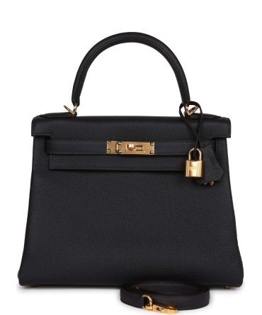 Hermes Kelly Retourne 28 Caban Togo Gold Hardware