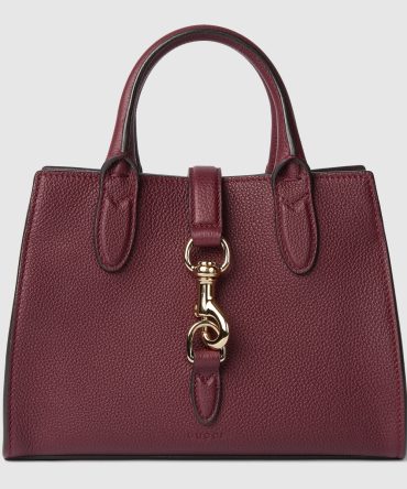 Small Tote Bag With Hook Closure