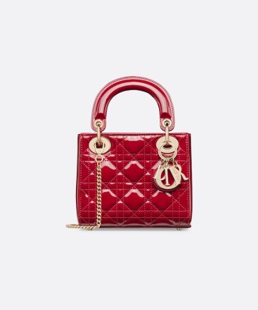 Dior Mini Dioriviera Lady Dior Bag – Patent Leather