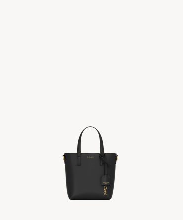 YSL Mini Toy Shopping Saint Laurent in Box Leather