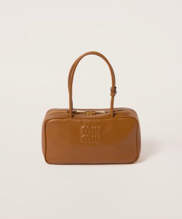 Beau leather top-handle bag