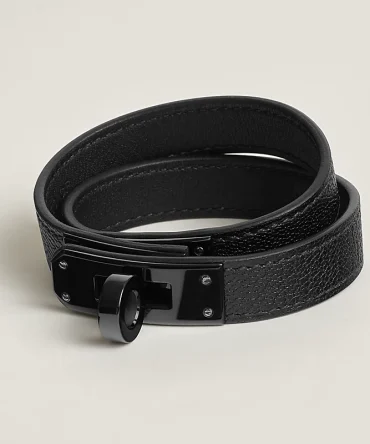 Kelly Double Circle So Black Bracelet