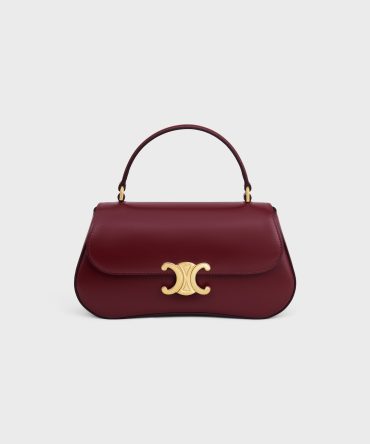 TEEN CELINE LOLA IN SHINY CALFSKIN LIGHT BURGUNDY