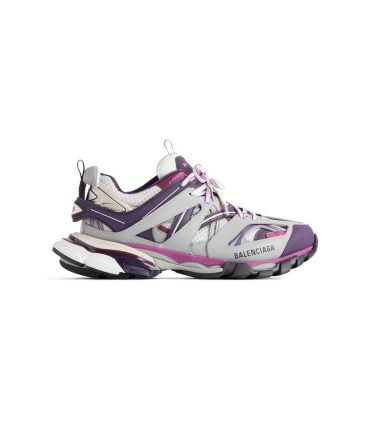 Womens Track Sneaker in Grey/purple