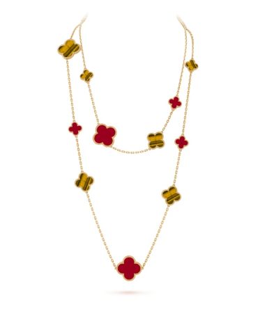 Magic Alhambra long necklace, 16 motifs