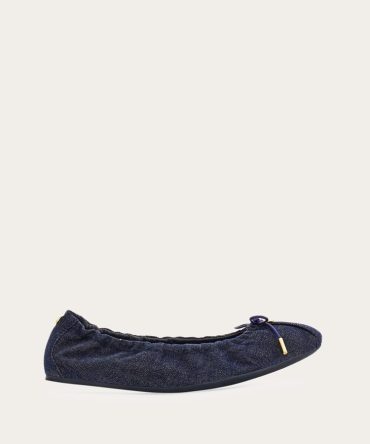 Elasticated ballet flat