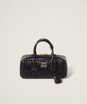 Large Arcadie matelassé nappa leather bag