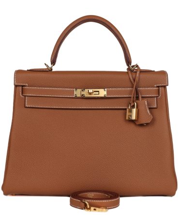 Hermes Kelly Retourne 32 Gold Togo Gold Hardware