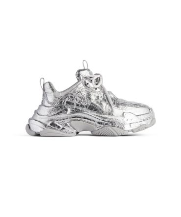 Mens Triple S Sneaker  in Silver