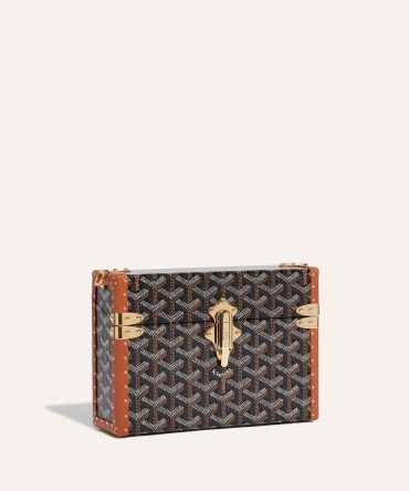 Goyard Cassette Trunk Bag Black & Tan