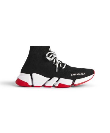 Mens Speed 2.0 Lace-up Recycled Knit Sneaker in Black