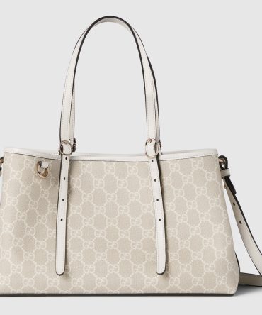 GG Emblem Small Tote Bag
