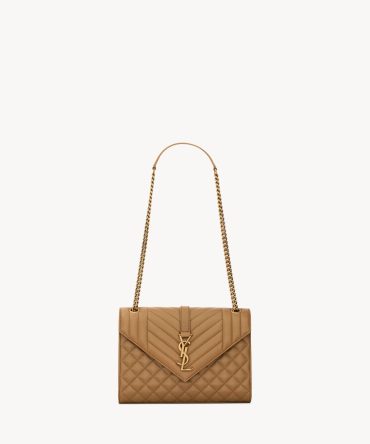 YSL ENVELOPE Medium in MATELASSé Lambskin