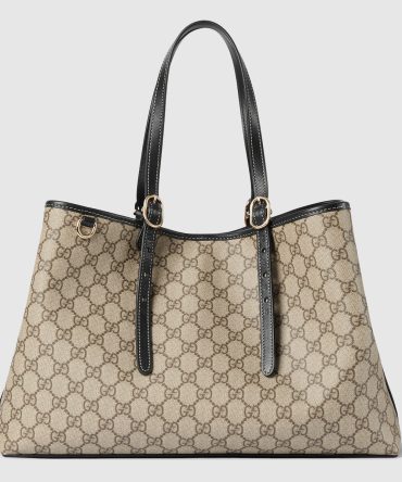 GG Emblem Medium Tote Bag