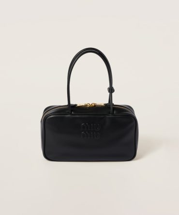 Beau leather top-handle bag