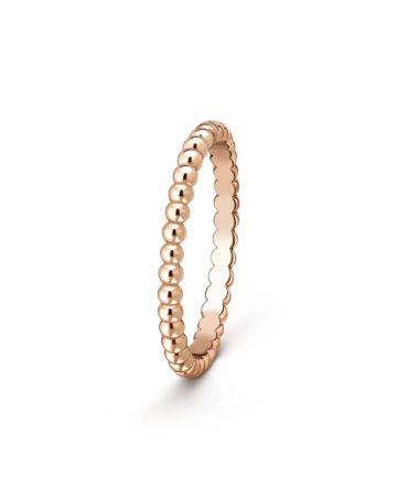 Perlee pearls of gold ring, small model