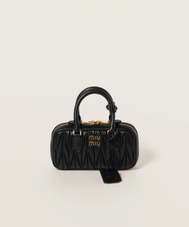 Arcadie matelassé nappa leather mini-bag
