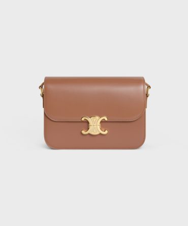 CLASSIQUE TRIOMPHE BAG IN SHINY CALFSKIN BRONZE