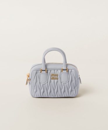 Arcadie Matelassé nappa leather micro-bag